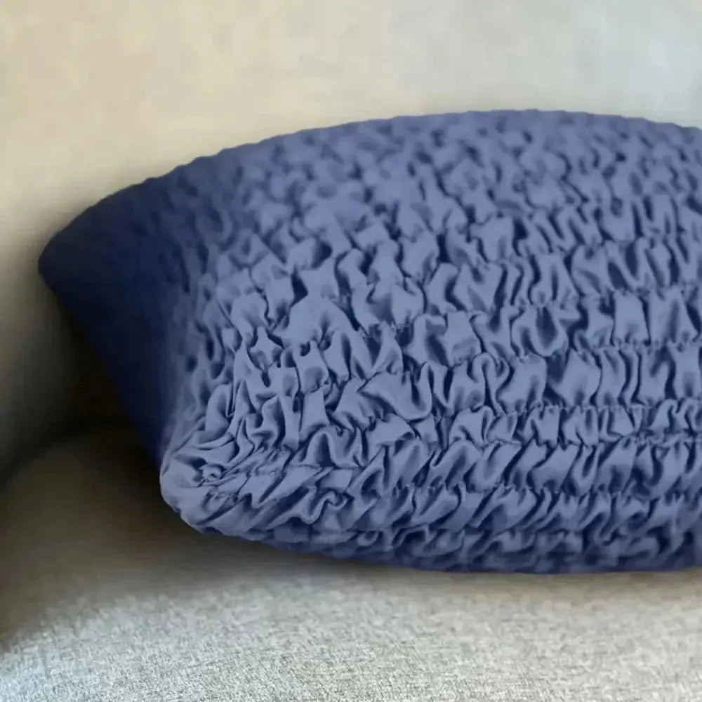 Blueberry Solid - Pillow Slipcovers, Microfibre Collection