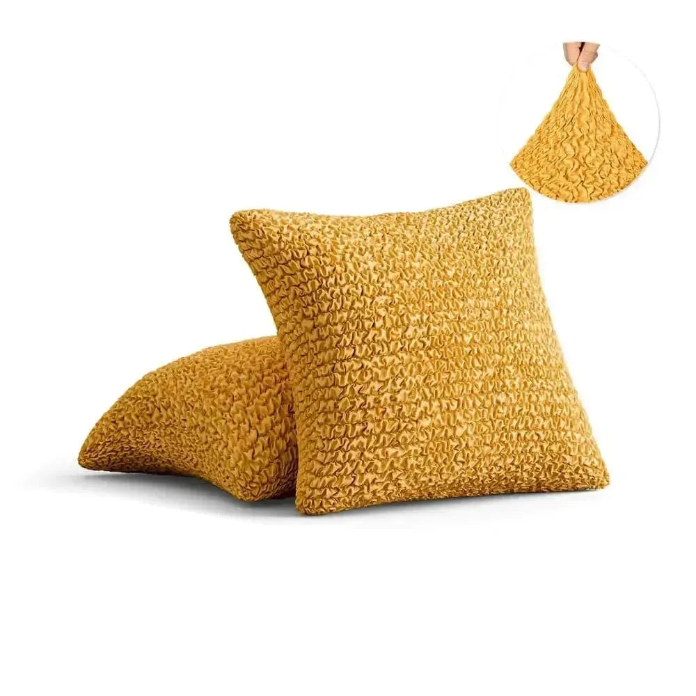 Mustard Yellow Solid - Pillow Slipcovers, Microfibre Collection