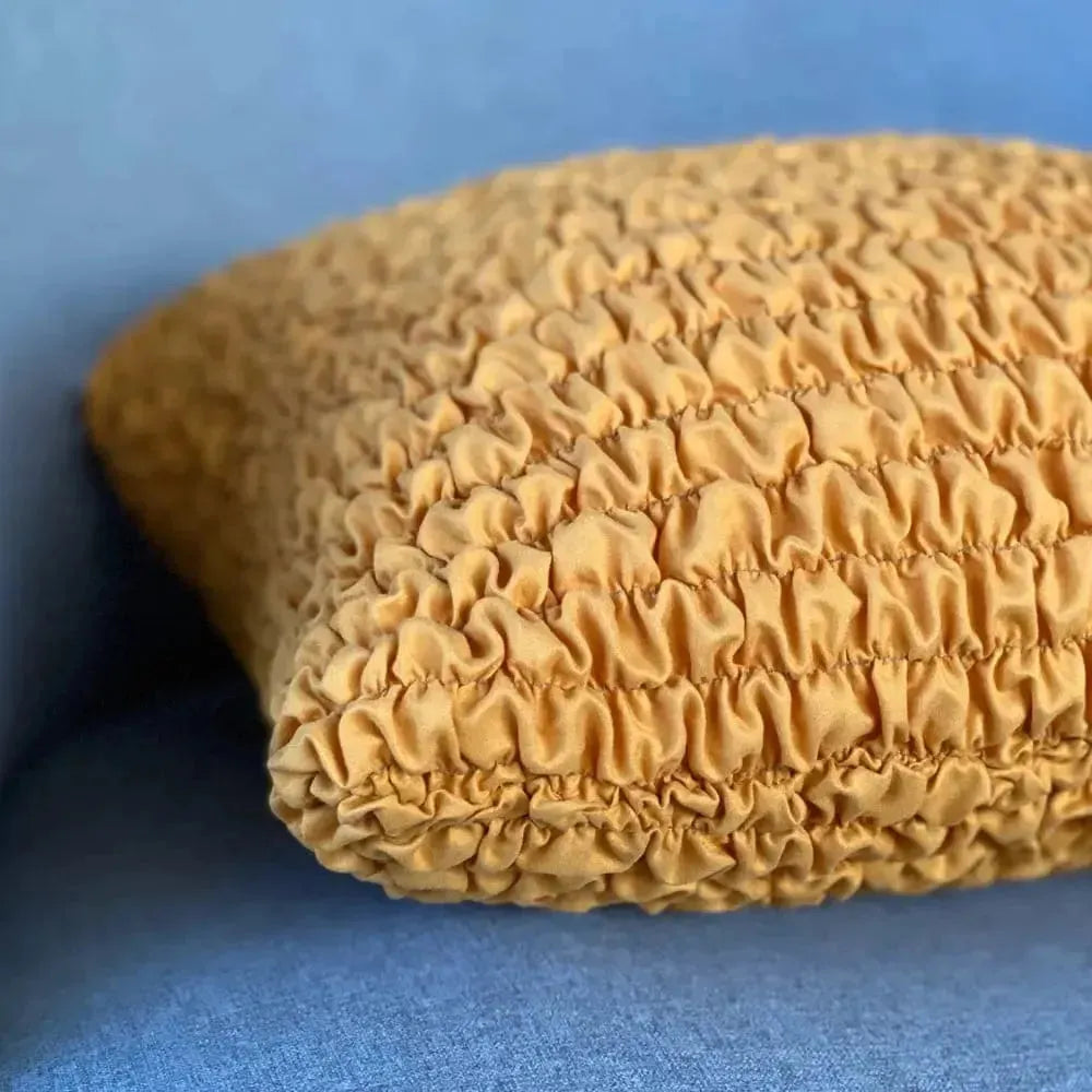 Mustard Yellow Solid - Pillow Slipcovers, Microfibre Collection