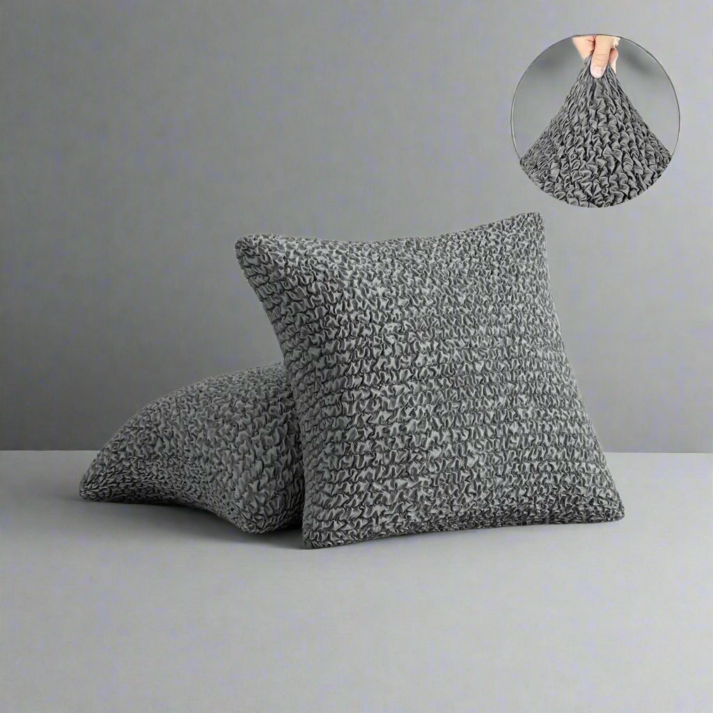 Grey Solid - Pillow Slipcovers, Microfibre Collection