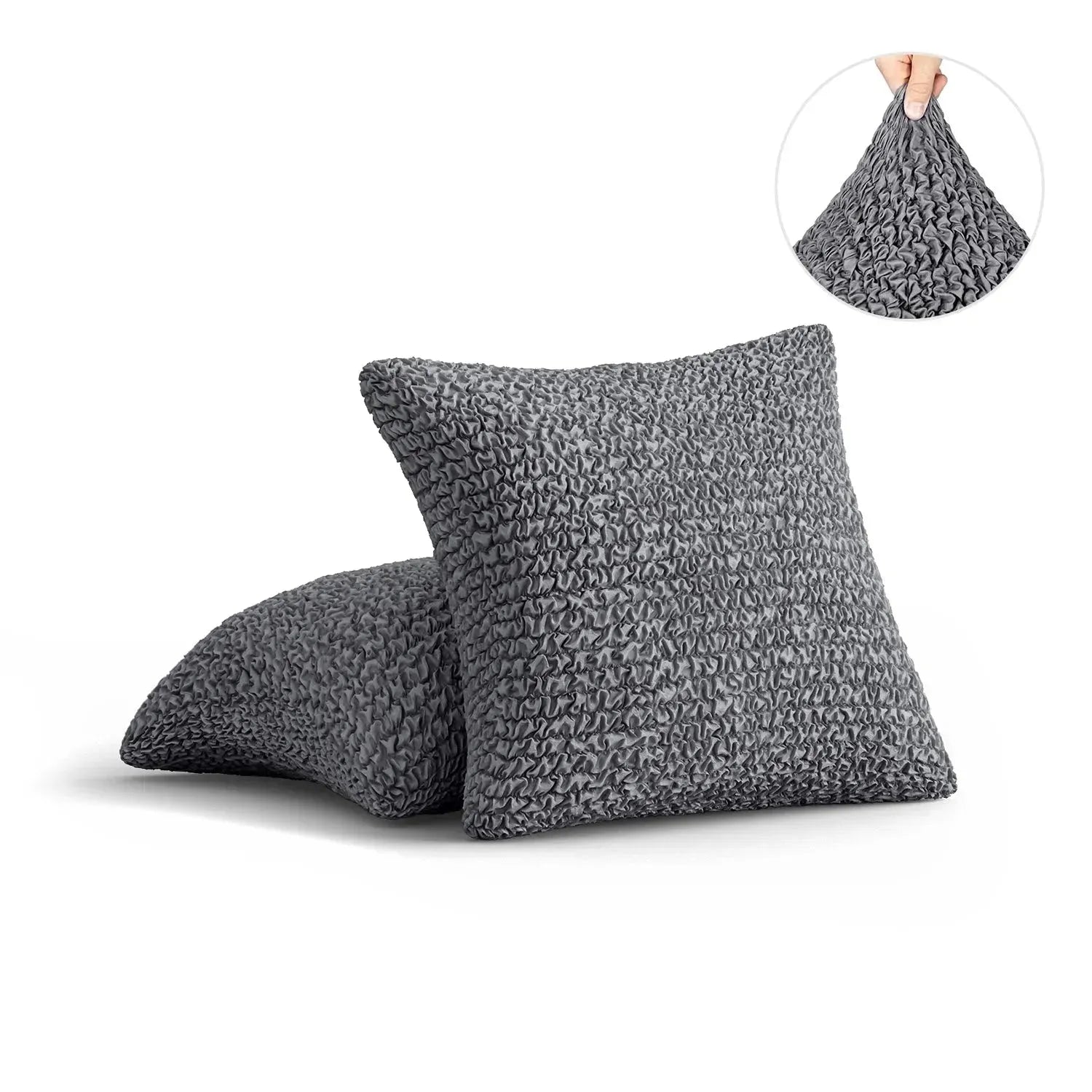 Light Grey Solid - Pillow Slipcovers, Microfibre Collection