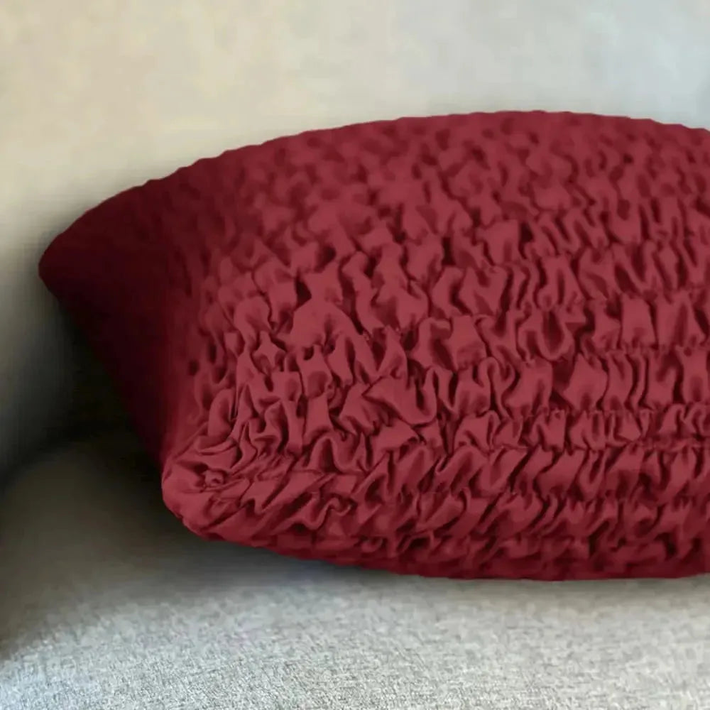 Maroon Solid - Pillow Slipcovers, Microfibre Collection