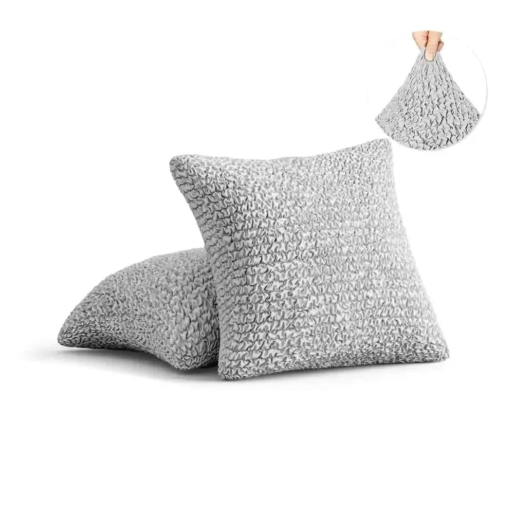 Silver Solid - Pillow Slipcovers, Microfibre Collection