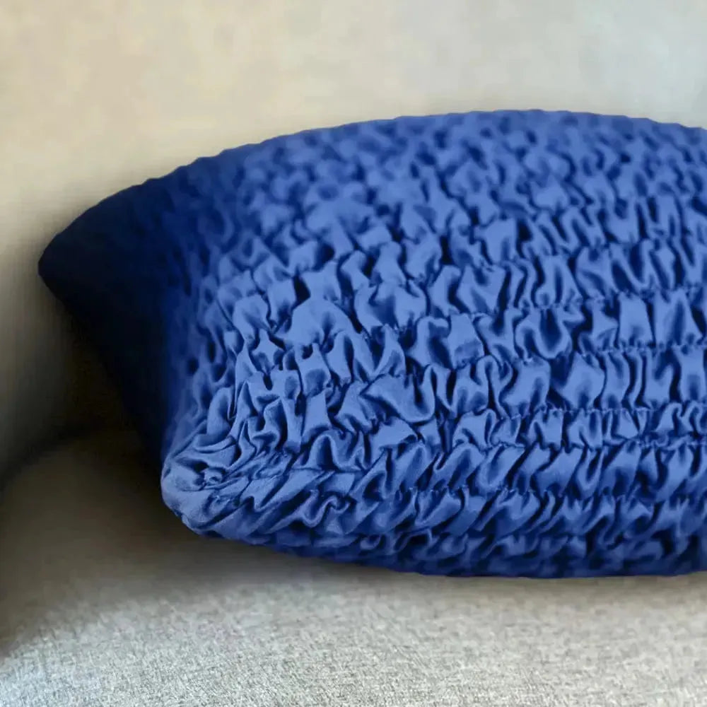 Pure Blue Solid - Pillow Slipcovers, Microfibre Collection
