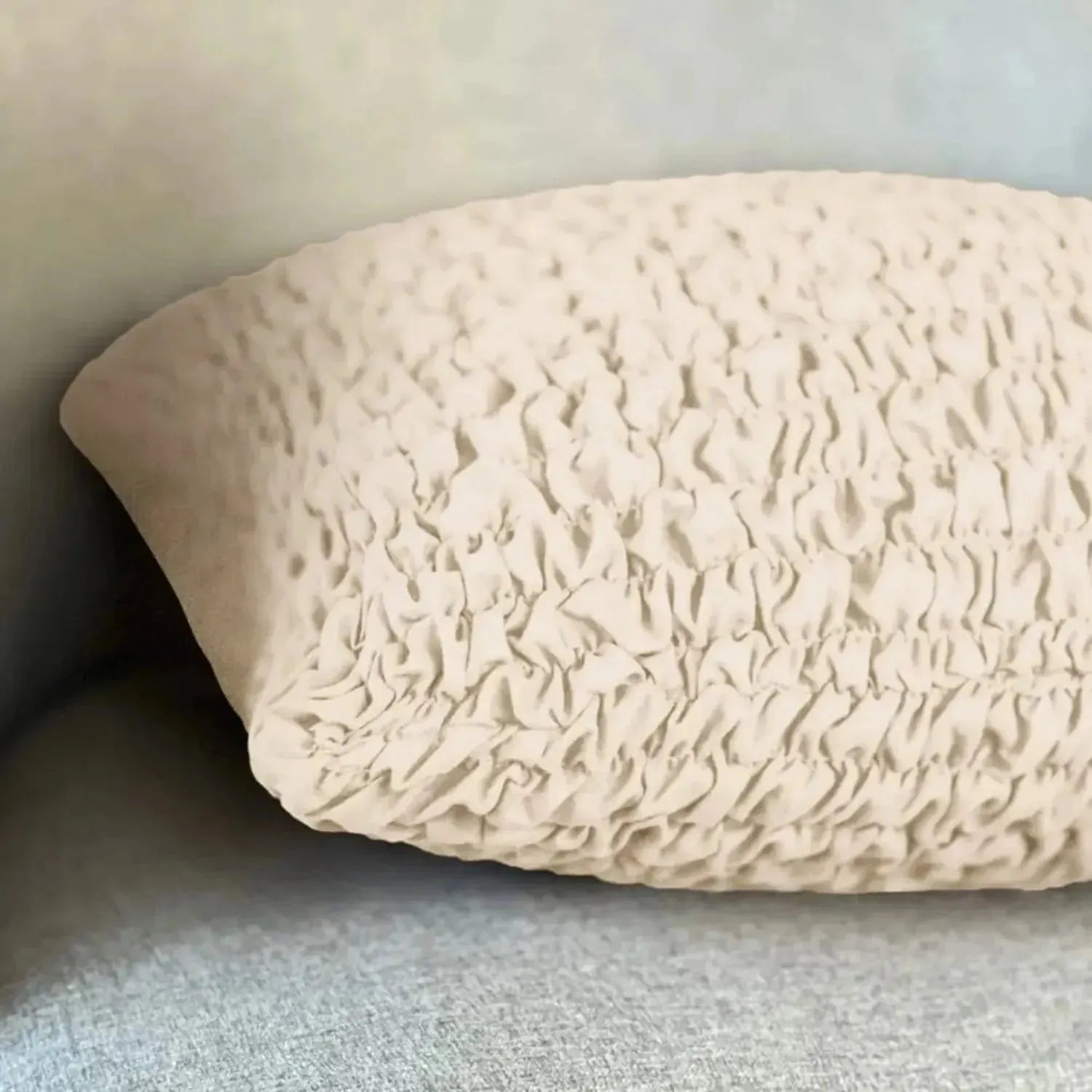 Cream Solid - Pillow Slipcovers, Microfibre Collection