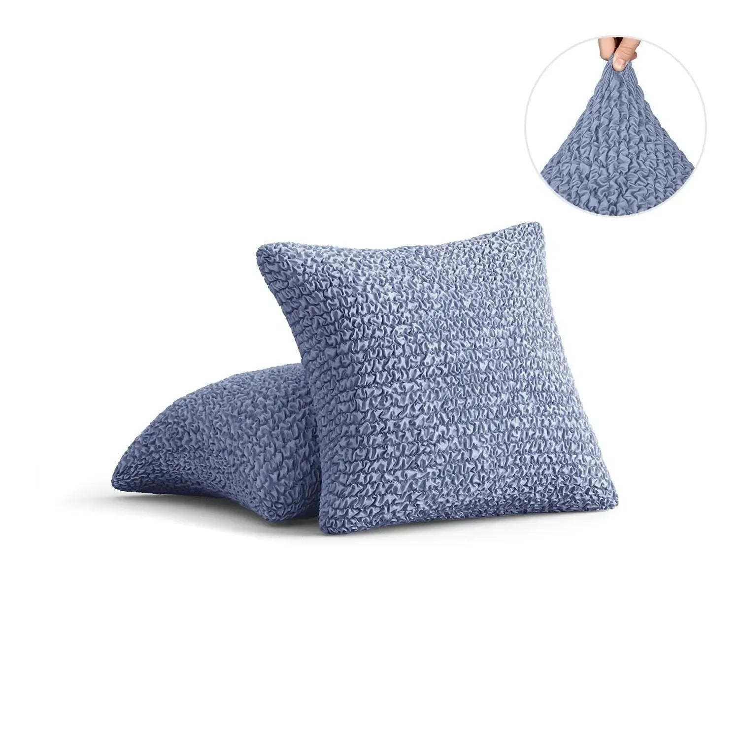Blueberry Solid - Pillow Slipcovers, Microfibre Collection