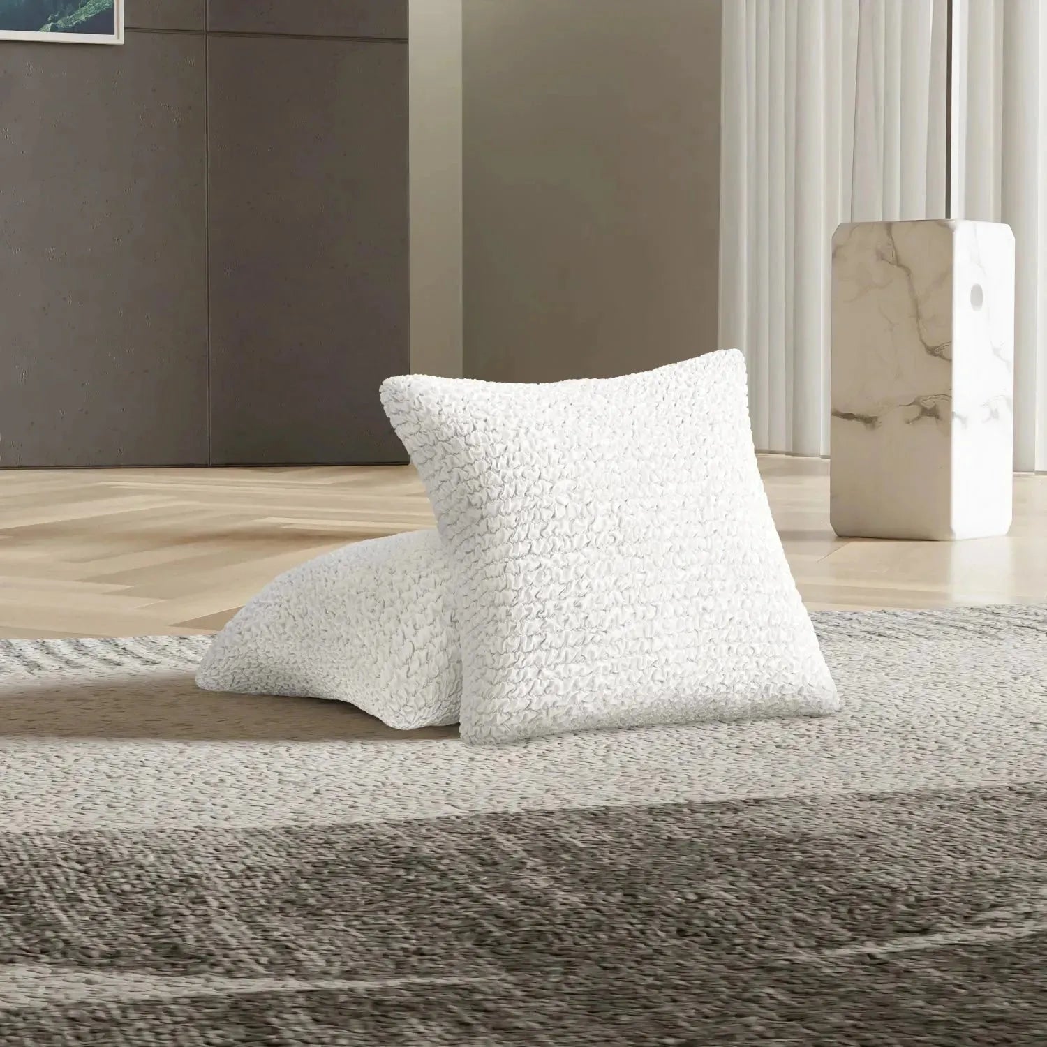 White Solid - Pillow Slipcovers, Microfibre Collection