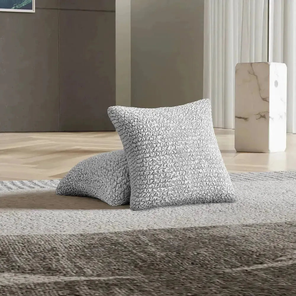 Silver Solid - Pillow Slipcovers, Microfibre Collection