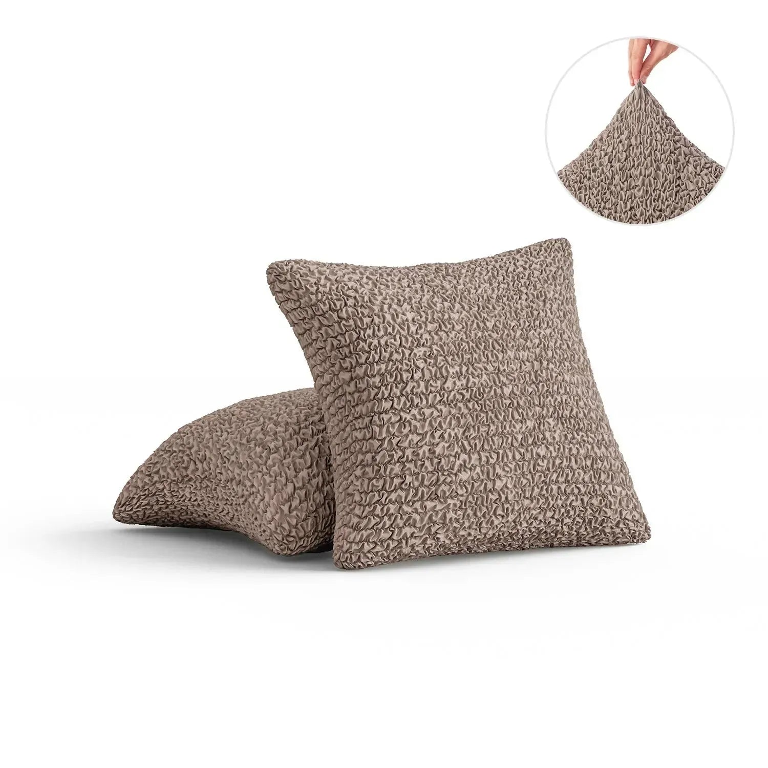 Khaki Solid - Pillow Slipcovers, Microfibre Collection