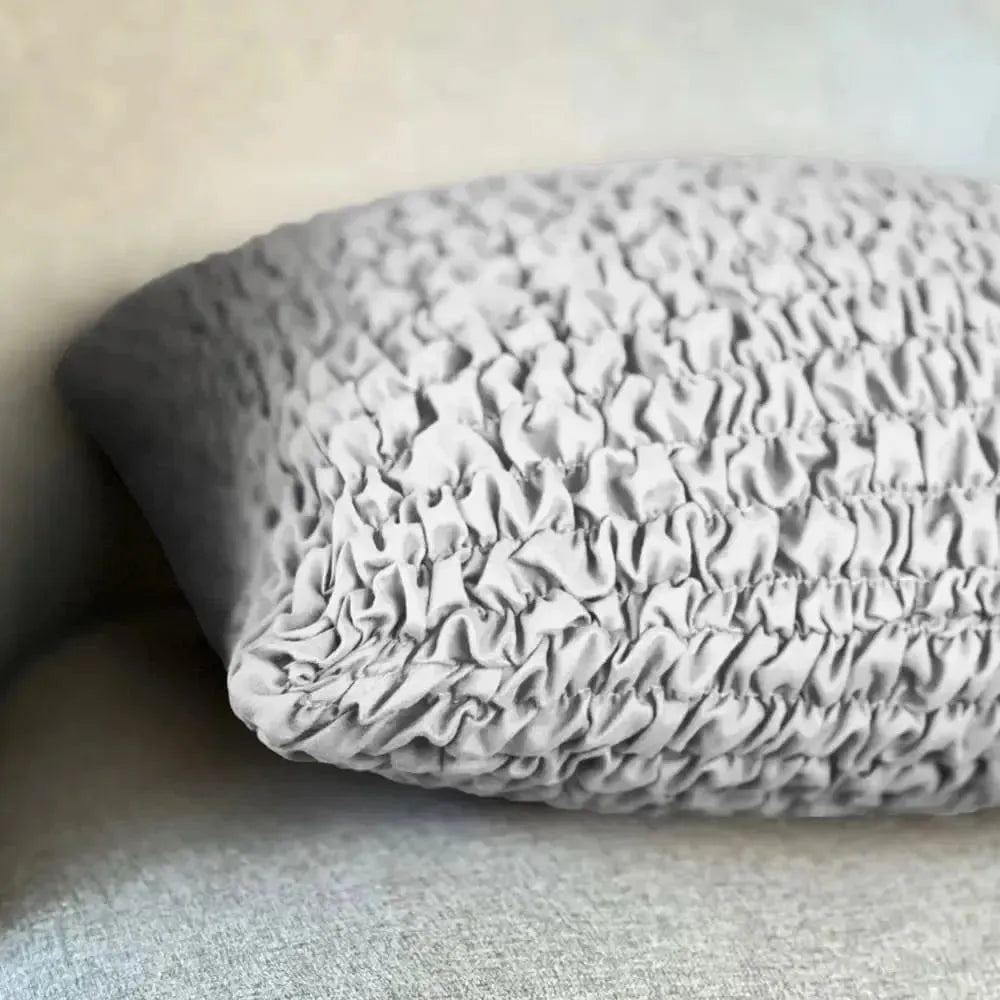 Silver Solid - Pillow Slipcovers, Microfibre Collection